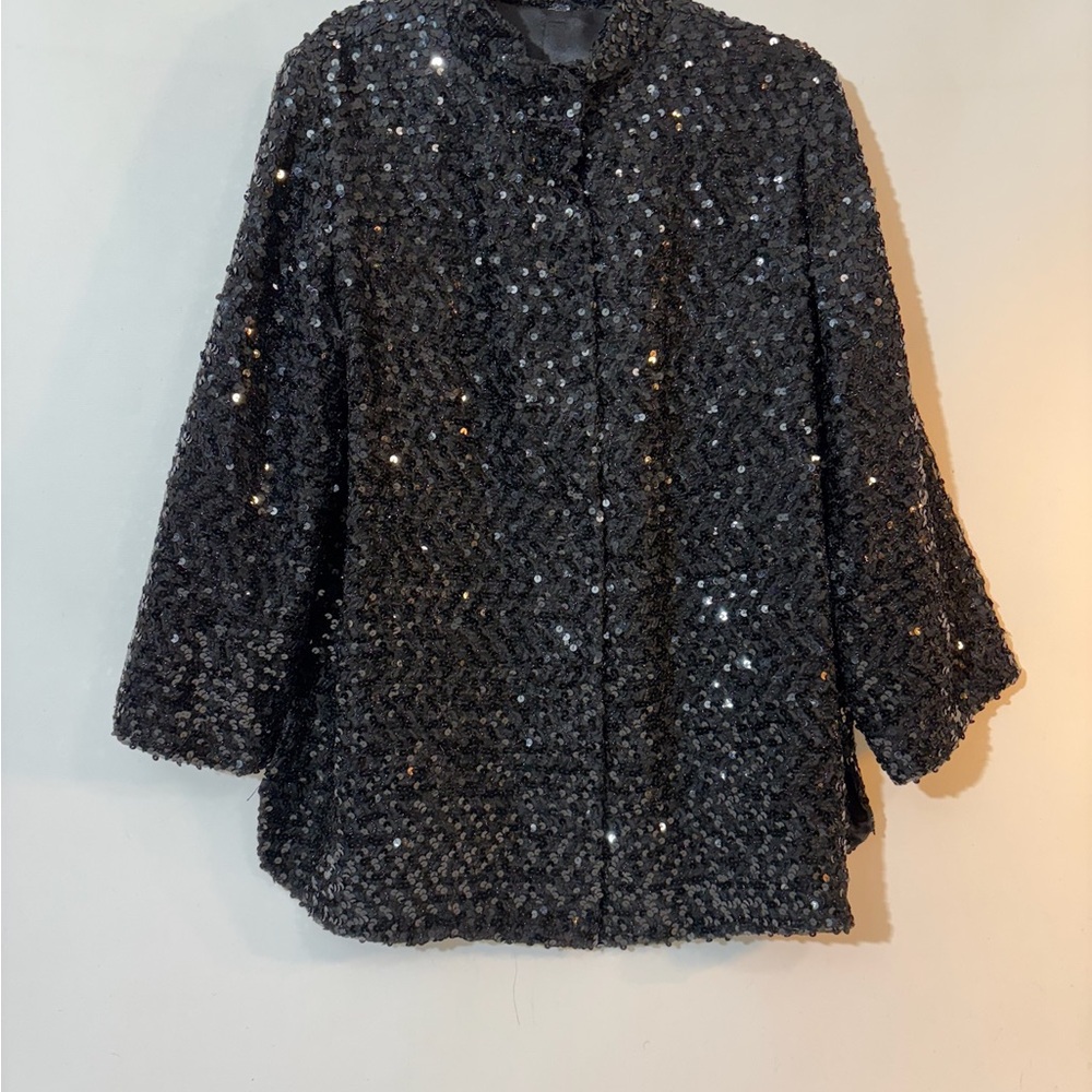 Elegant black sequin Women's Jacket